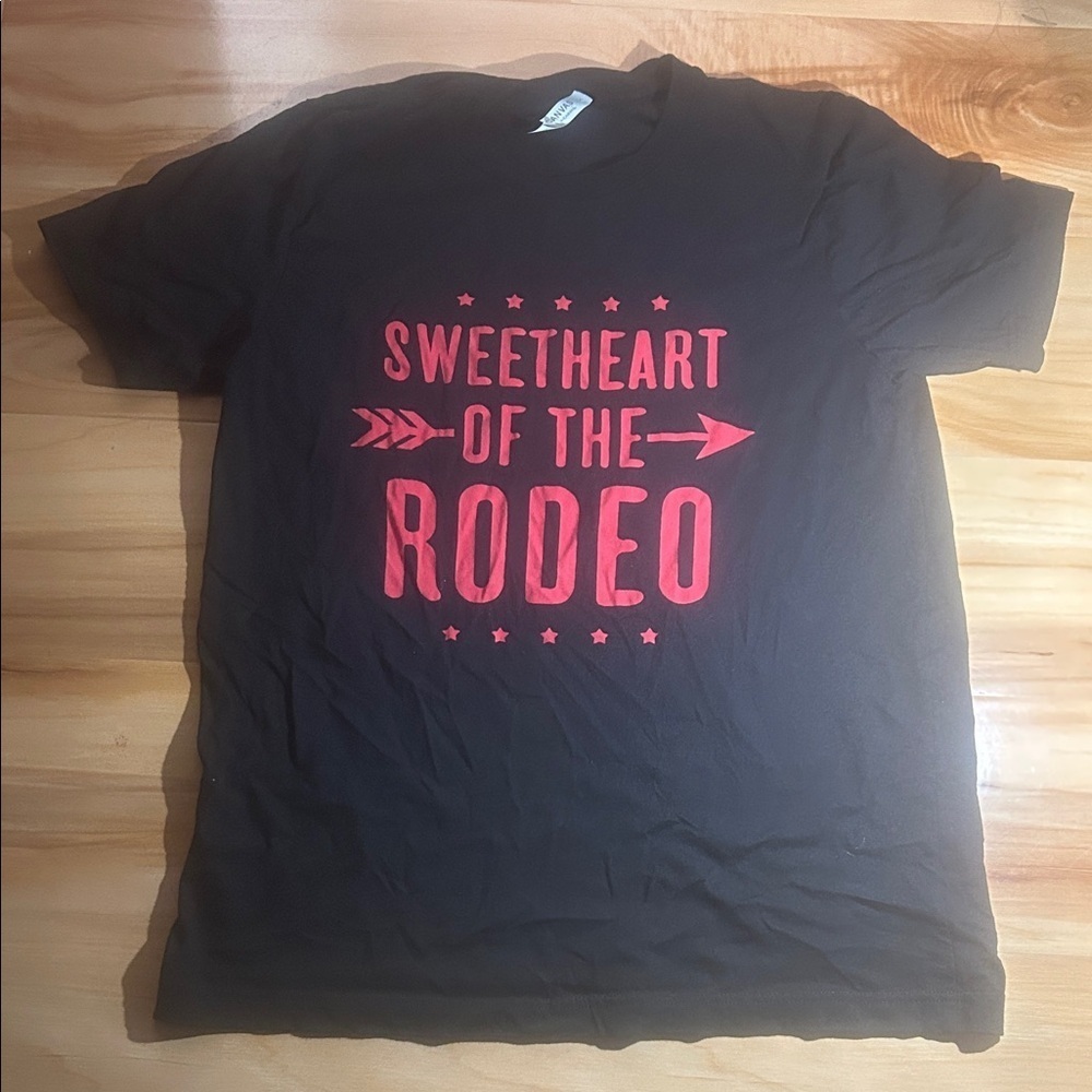 Bella Canvas Black Tee with Red Graphic